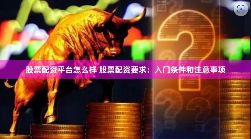 股票配资平台怎么样 股票配资要求：入门条件和注意事项